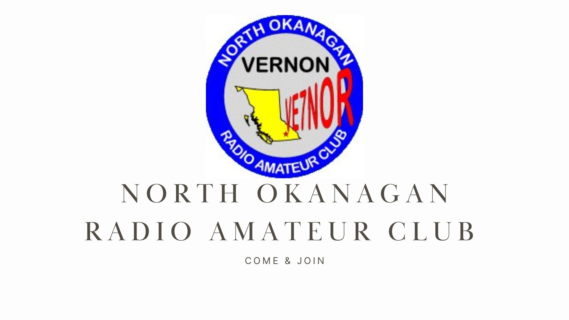 Explore Ham Radio with the North Okanagan Radio Amateur Club (NORAC)!
