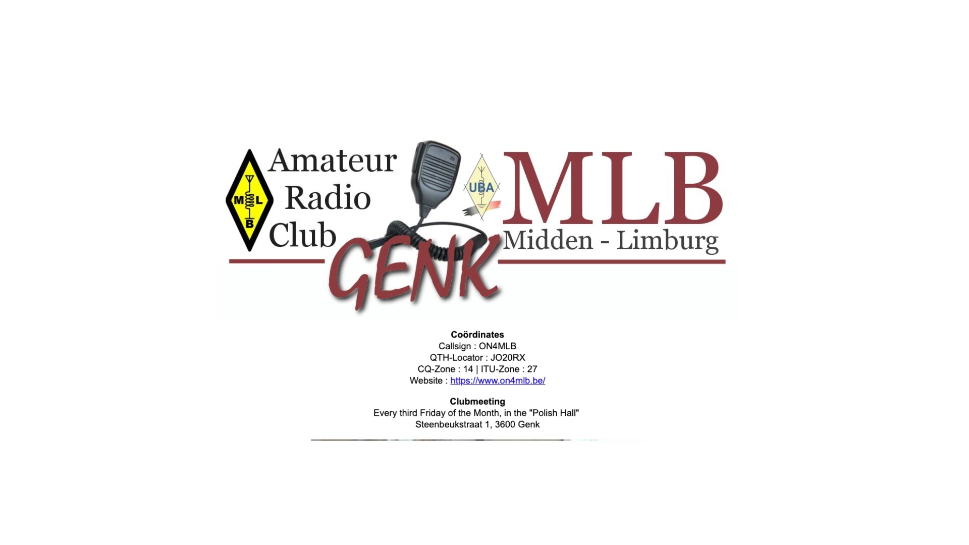 Al Sinds 1952 Radio-Actief: ON4MLB Midden Limburg Nodigt Jou Uit in Genk!