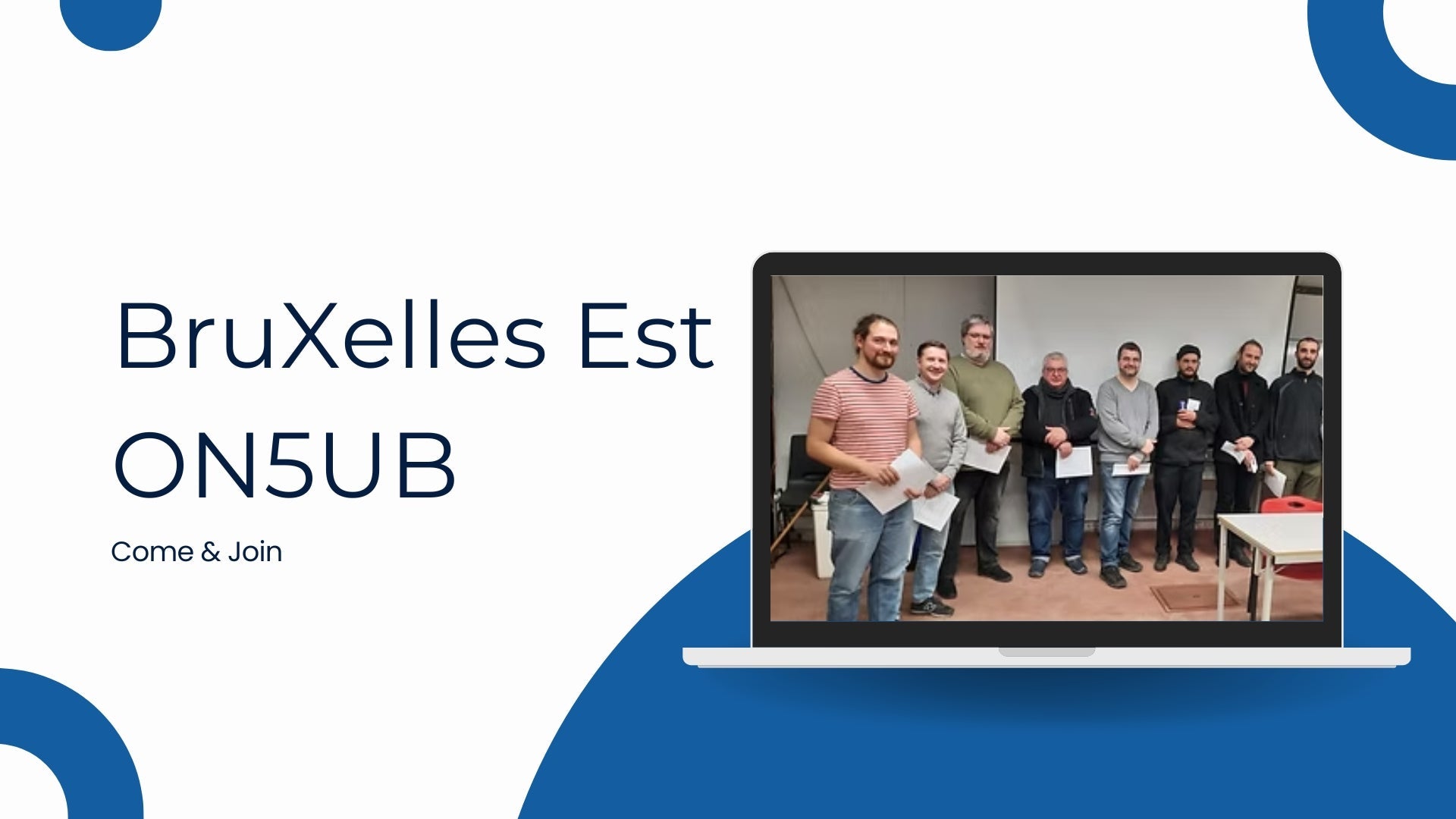 ON5UB : Bruxelles-Est, plus de 65 ans de radioamateurisme et la plus grande section francophone de l'UBA