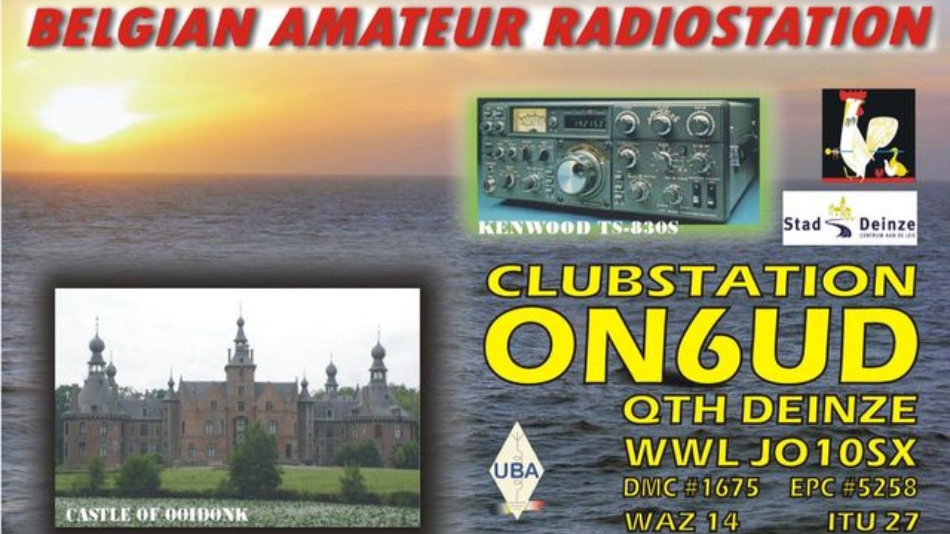 ON6UD Deinze Bruist om de Veertien Dagen: Van Technische Shack tot Deinse Folklore op de QSL Kaart!