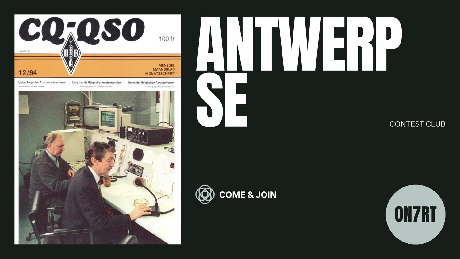 Radioactief in Kapellen! Antwerpse radioamateurs (ON7RT) komen MORGEN samen in Oude Pastorij: Iets voor jou?