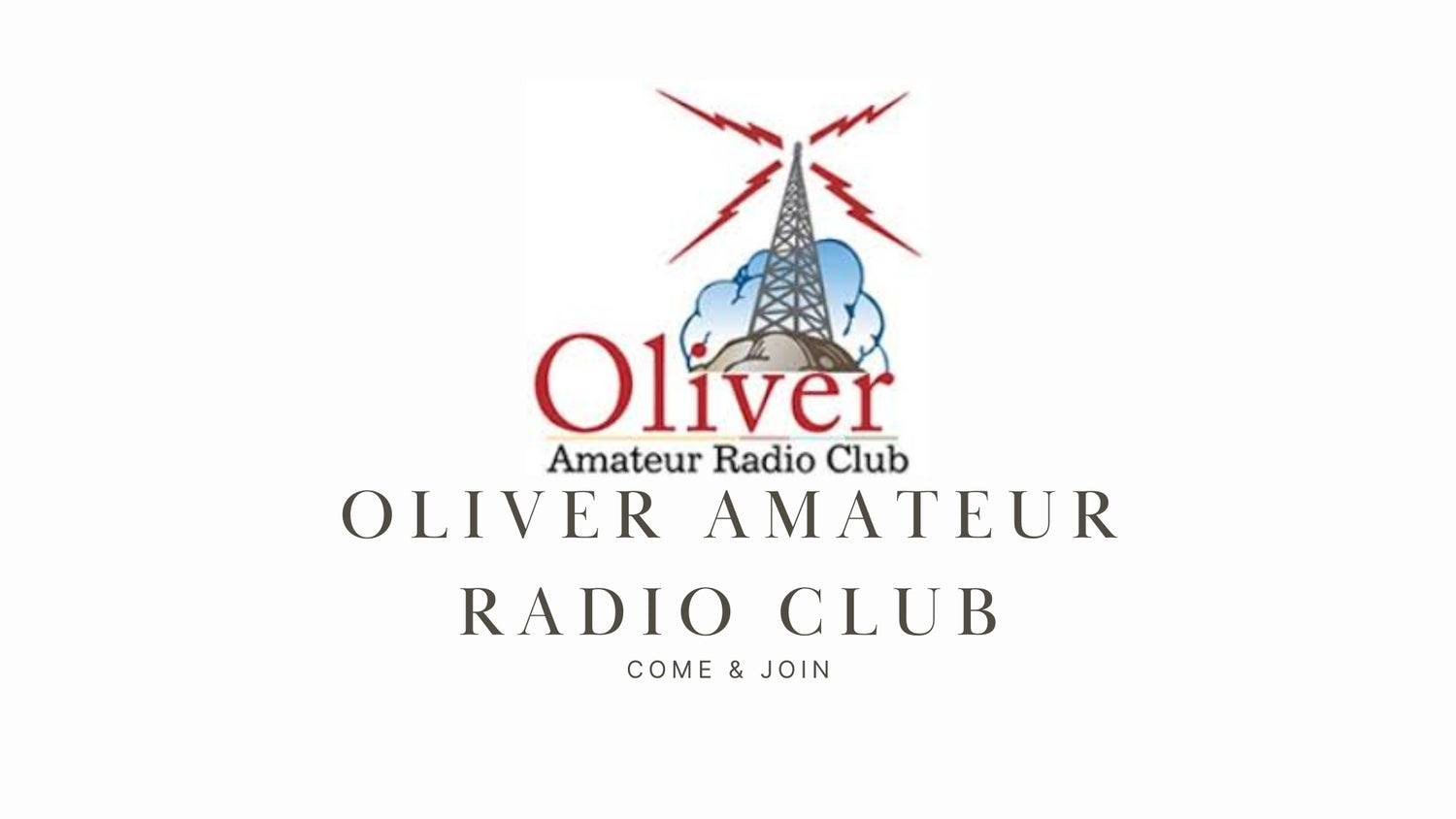 Explore Amateur Radio in Oliver with Oliver ARC!