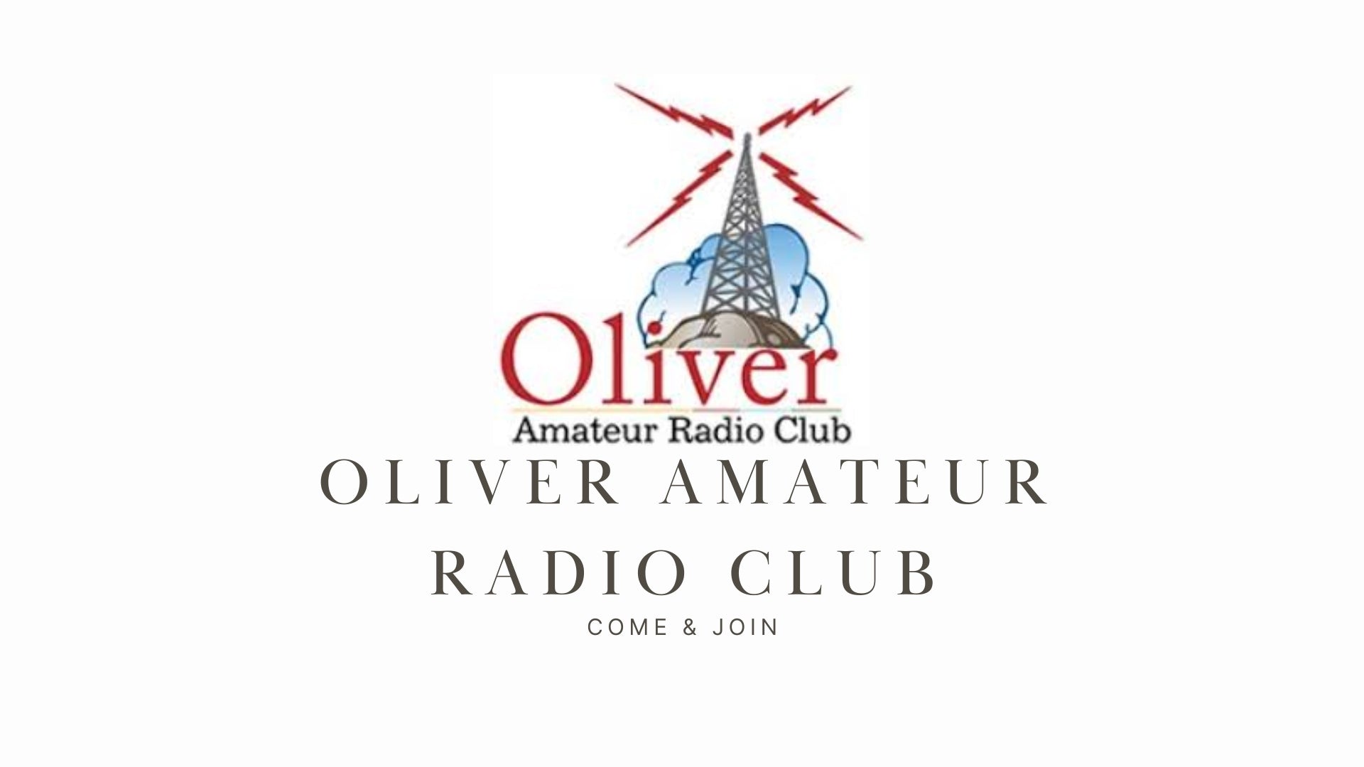 Explore Amateur Radio in Oliver with Oliver ARC!