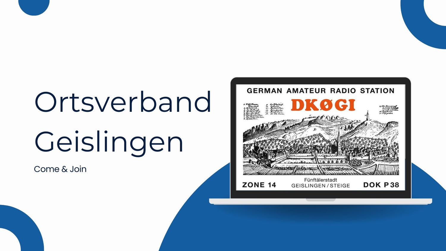 Amateurfunk in Geislingen: Der Ortsverband P38 stellt sich vor