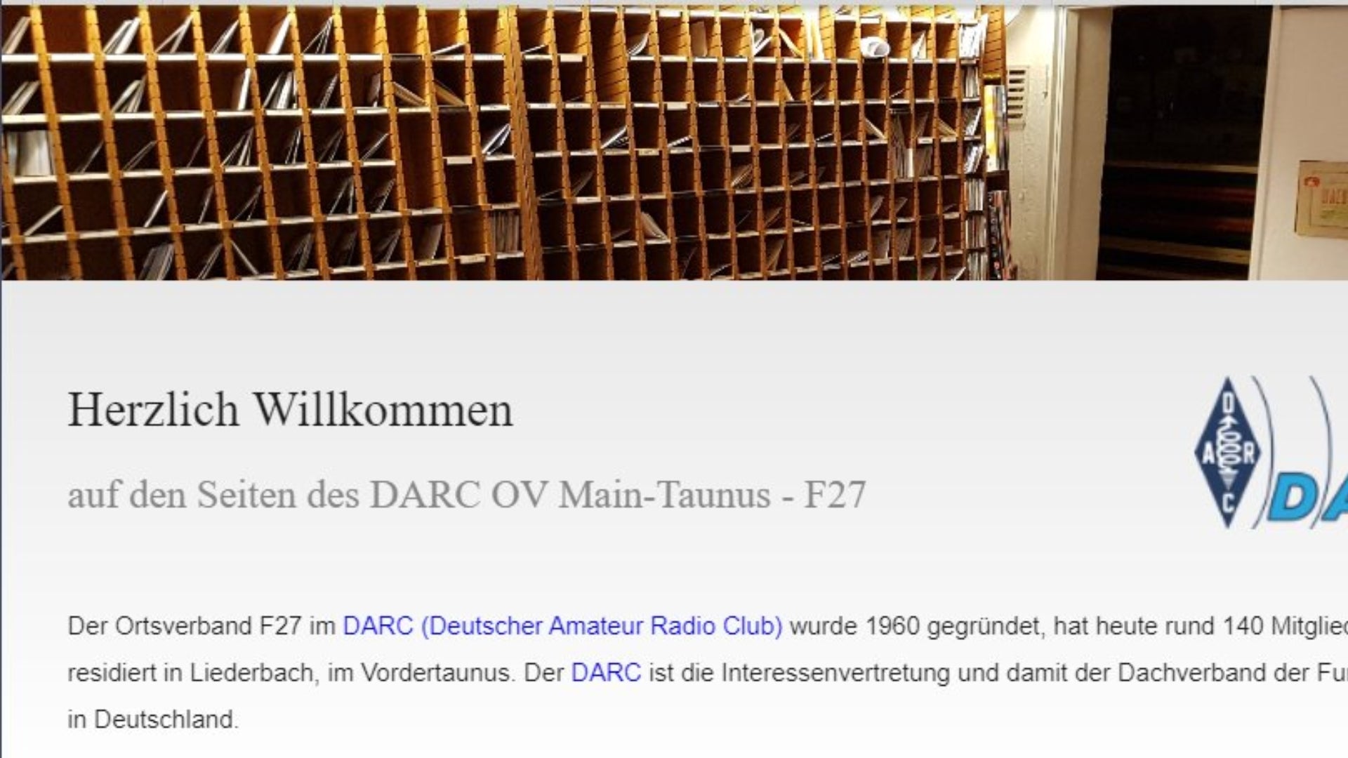 Discovering the Main-Taunus Local Chapter (F27) of the German Amateur Radio Club (DARC)