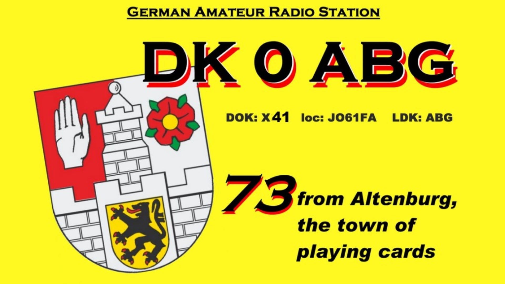 Amateurfunk im Altenburger Land: Der Ortsverband X41
