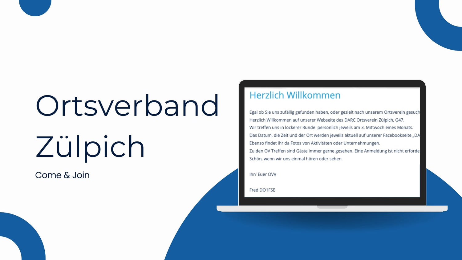 Ortsverband Zülpich (G47) – Amateurfunk im Rheinland