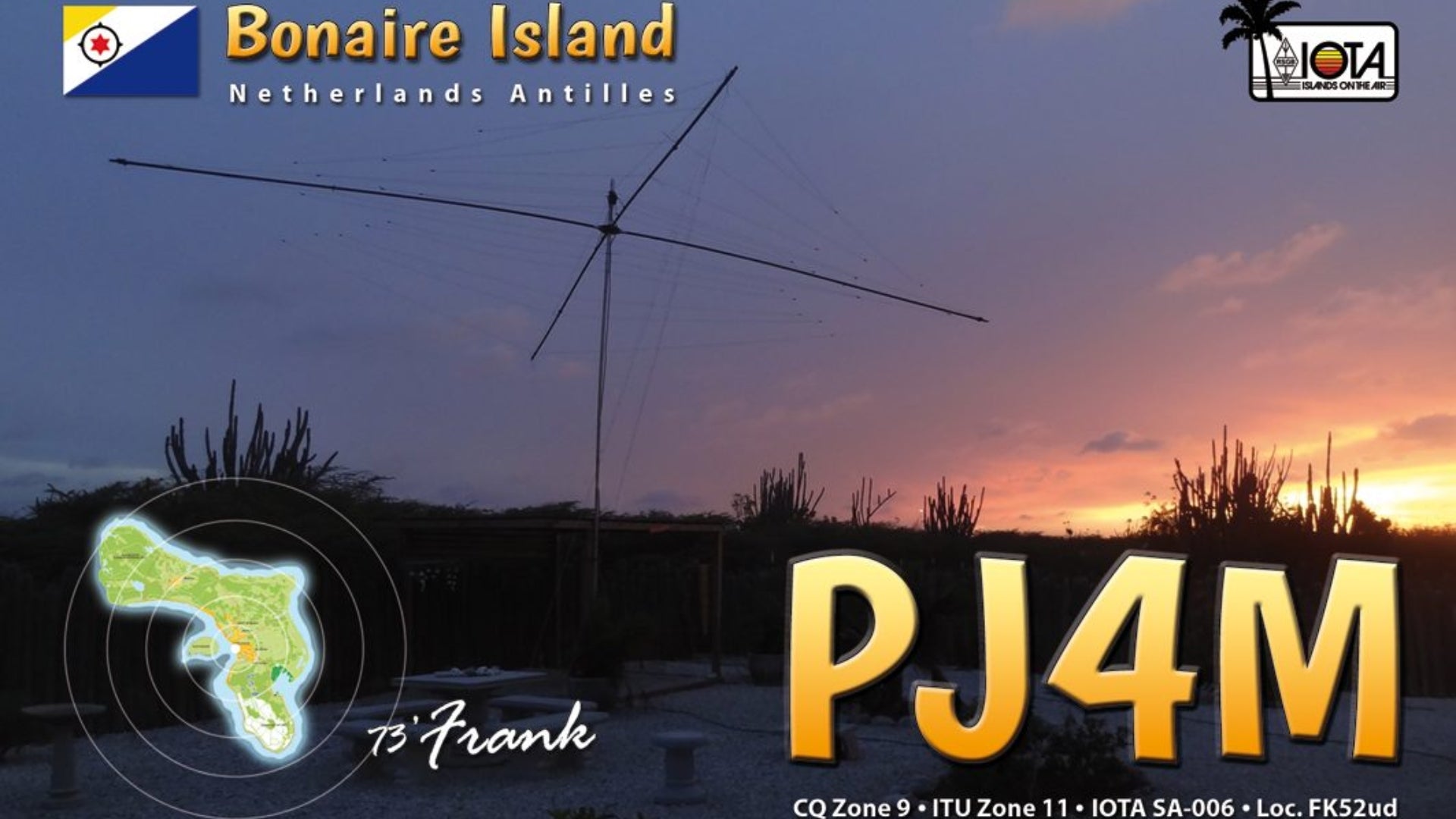 📡 PJ4M – Bonaire (IOTA SA-006)