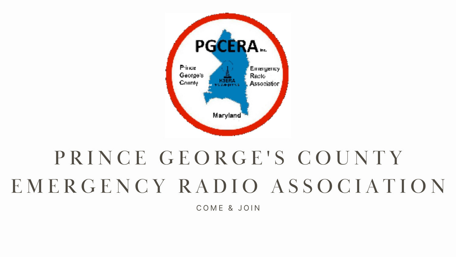 Prince George's County Emergency Radio Association (K3ERA): Dedicated to Emergency Communication and Public Service