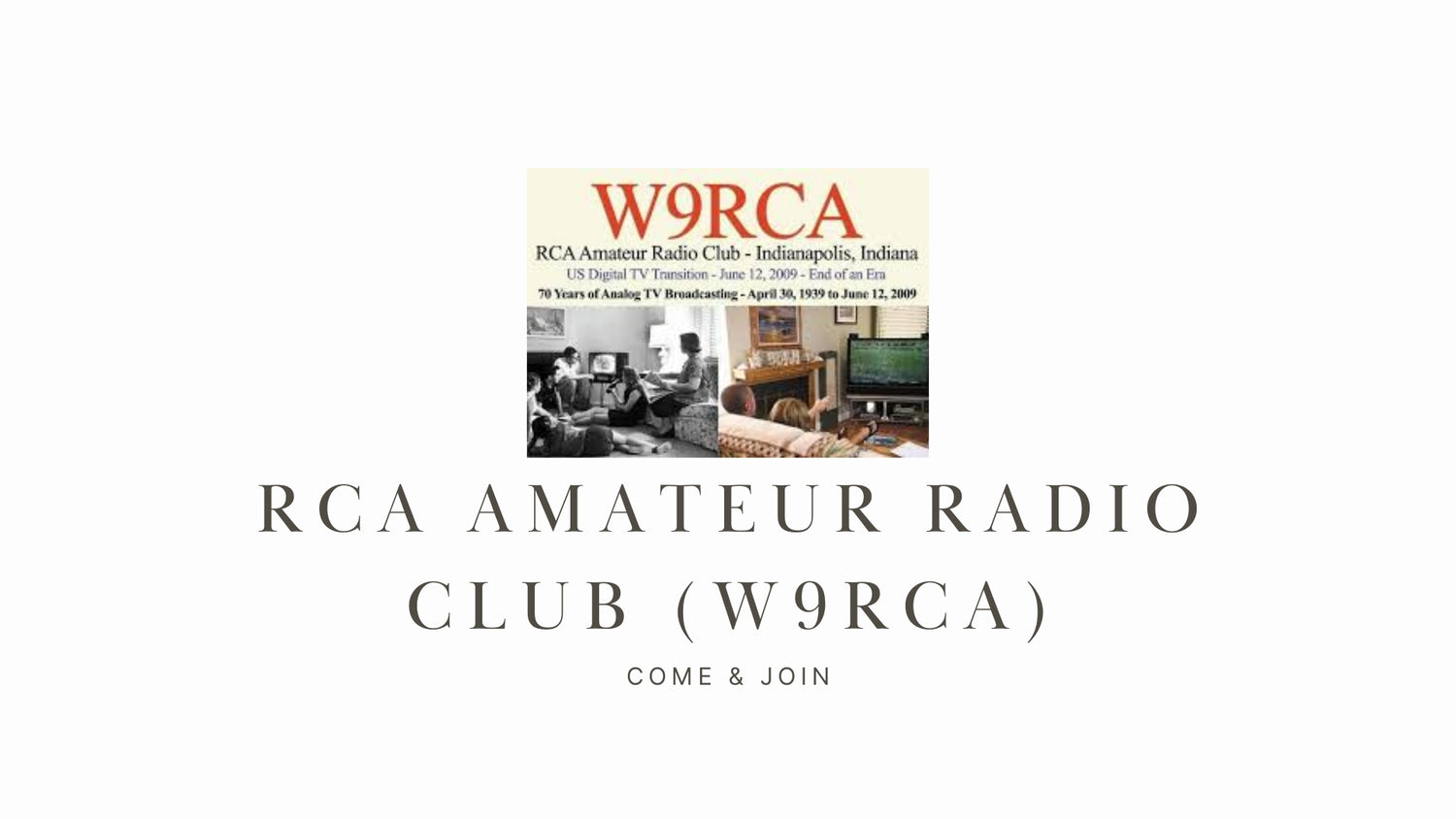 RCA Amateur Radio Club (W9RCA)