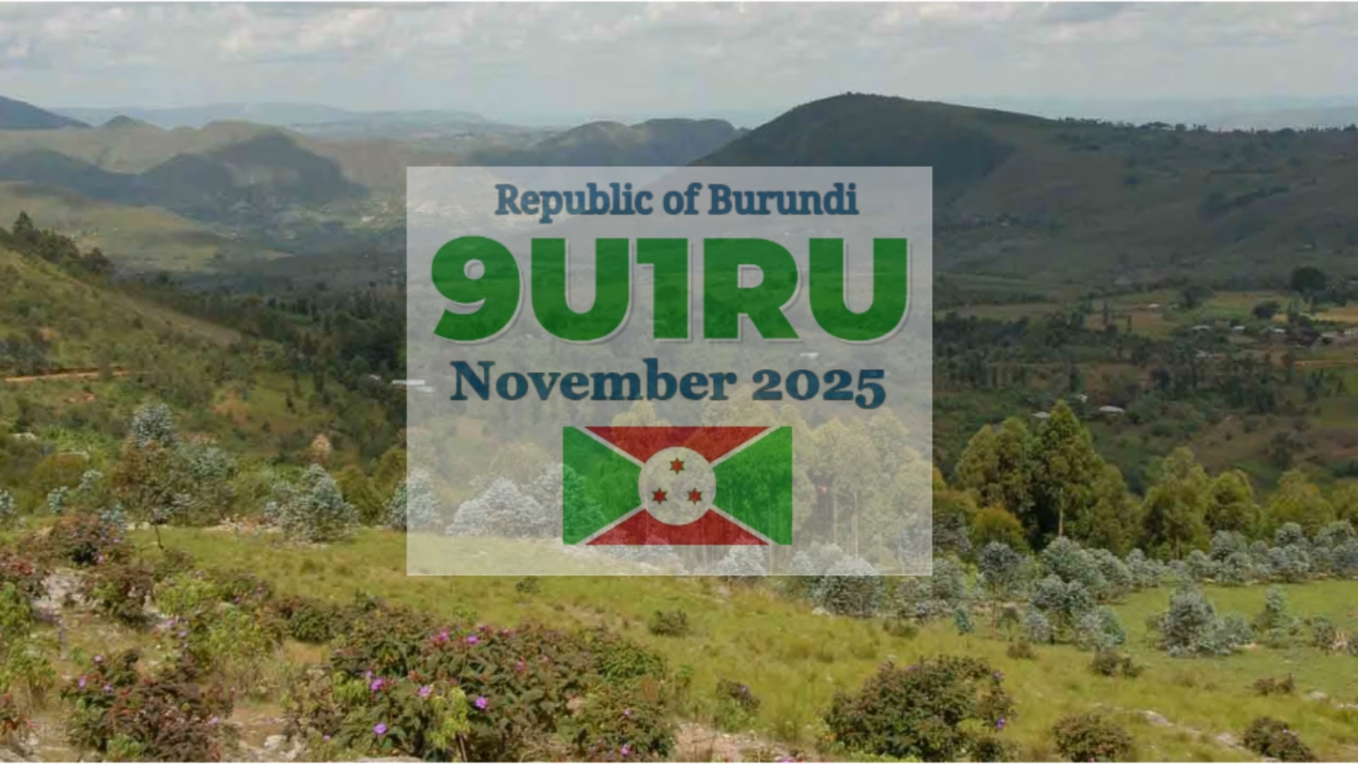 9U1RU – Burundi DXpedition 2025