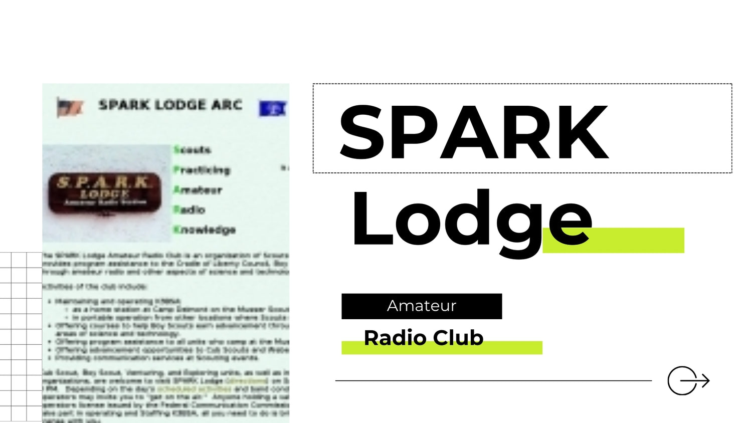 SPARK Lodge Amateur Radio Club (K3BSA): Bridging Generations Through Communication and Service