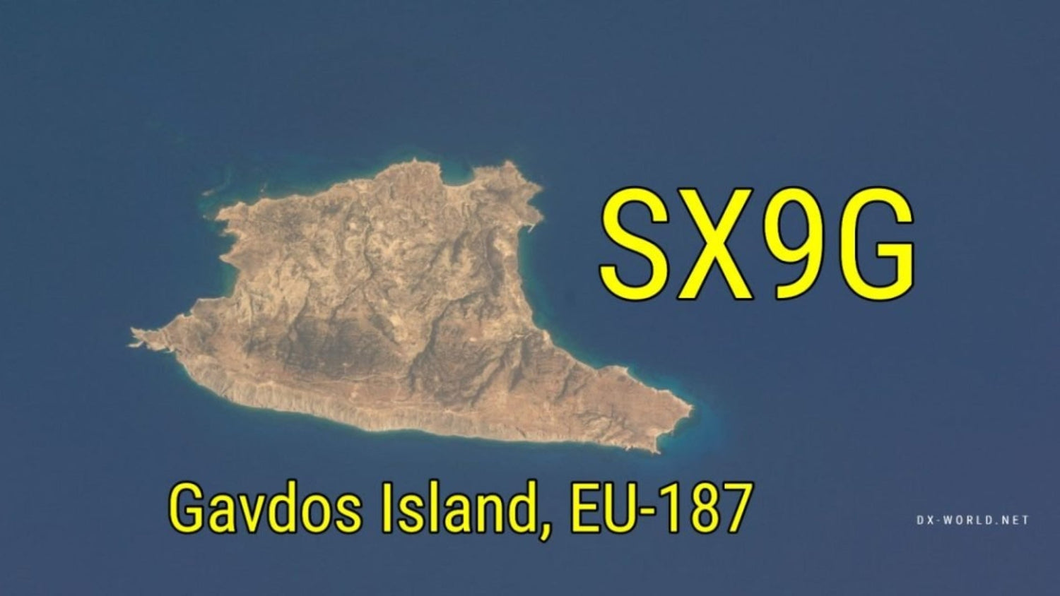 SX9G – Gavdos Island, EU-187 DXpedition Announcement