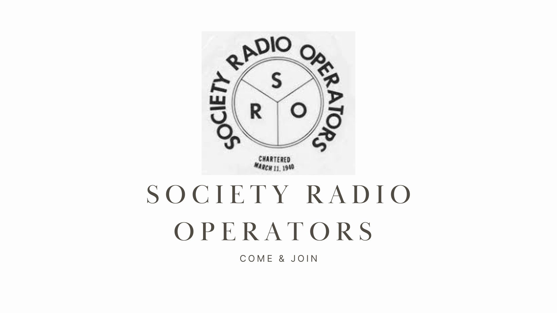 Explore the World of Ham Radio with the Society Radio Operators (W9SRO)!
