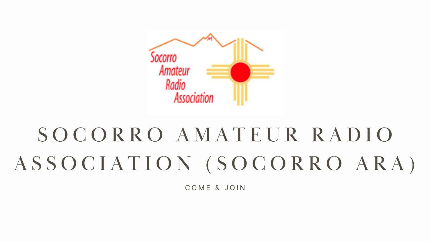 Socorro Amateur Radio Association (Socorro ARA)