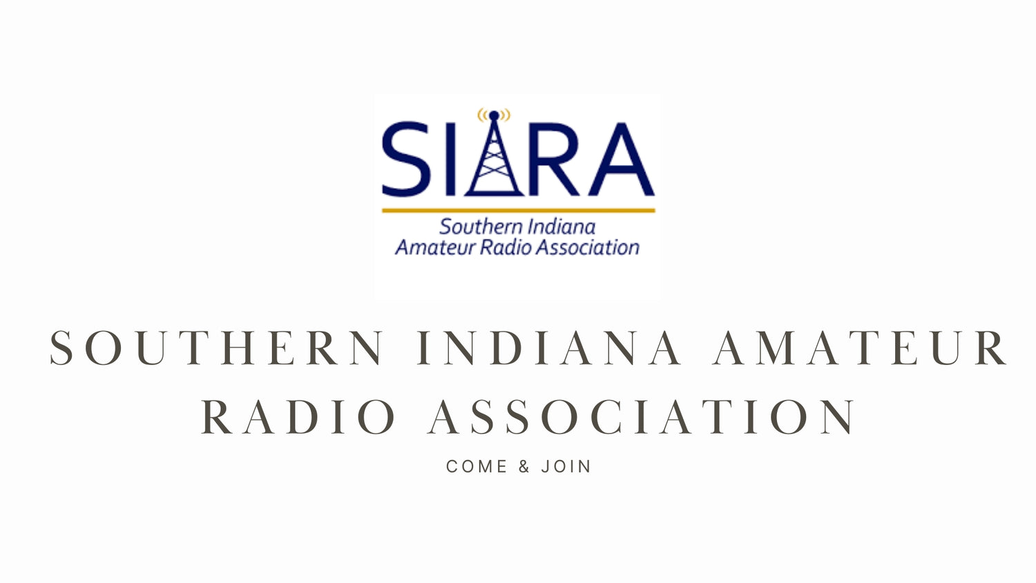 Connecting Southern Indiana Hams: Southern Indiana Amateur Radio Association (N9SIA)