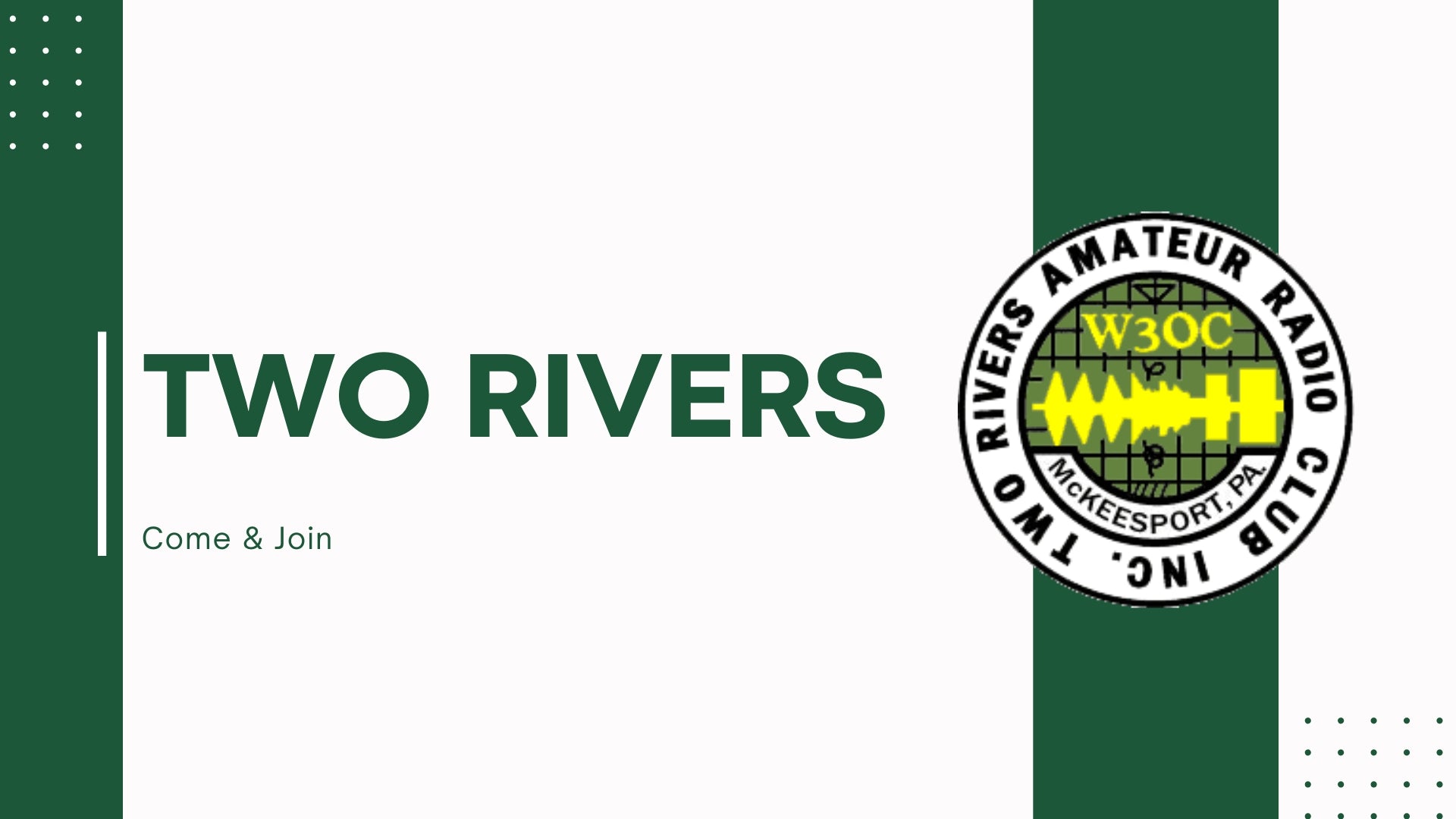 Two Rivers Amateur Radio Club: Connecting Communities Through Amateur Radio