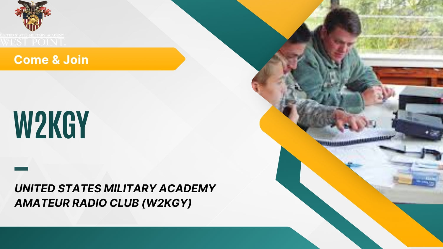 UNITED STATES MILITARY ACADEMY AMATEUR RADIO CLUB (W2KGY): Bridging Technology and Leadership at West Point