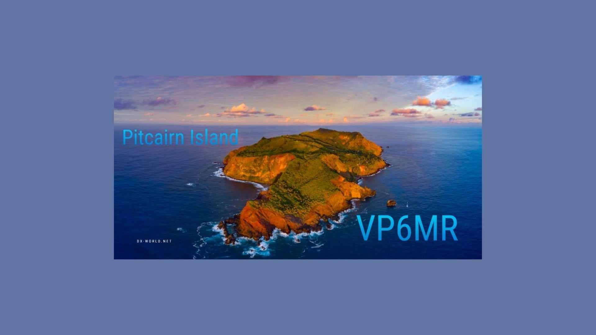 Repost: VP6MR – Pitcairn Island