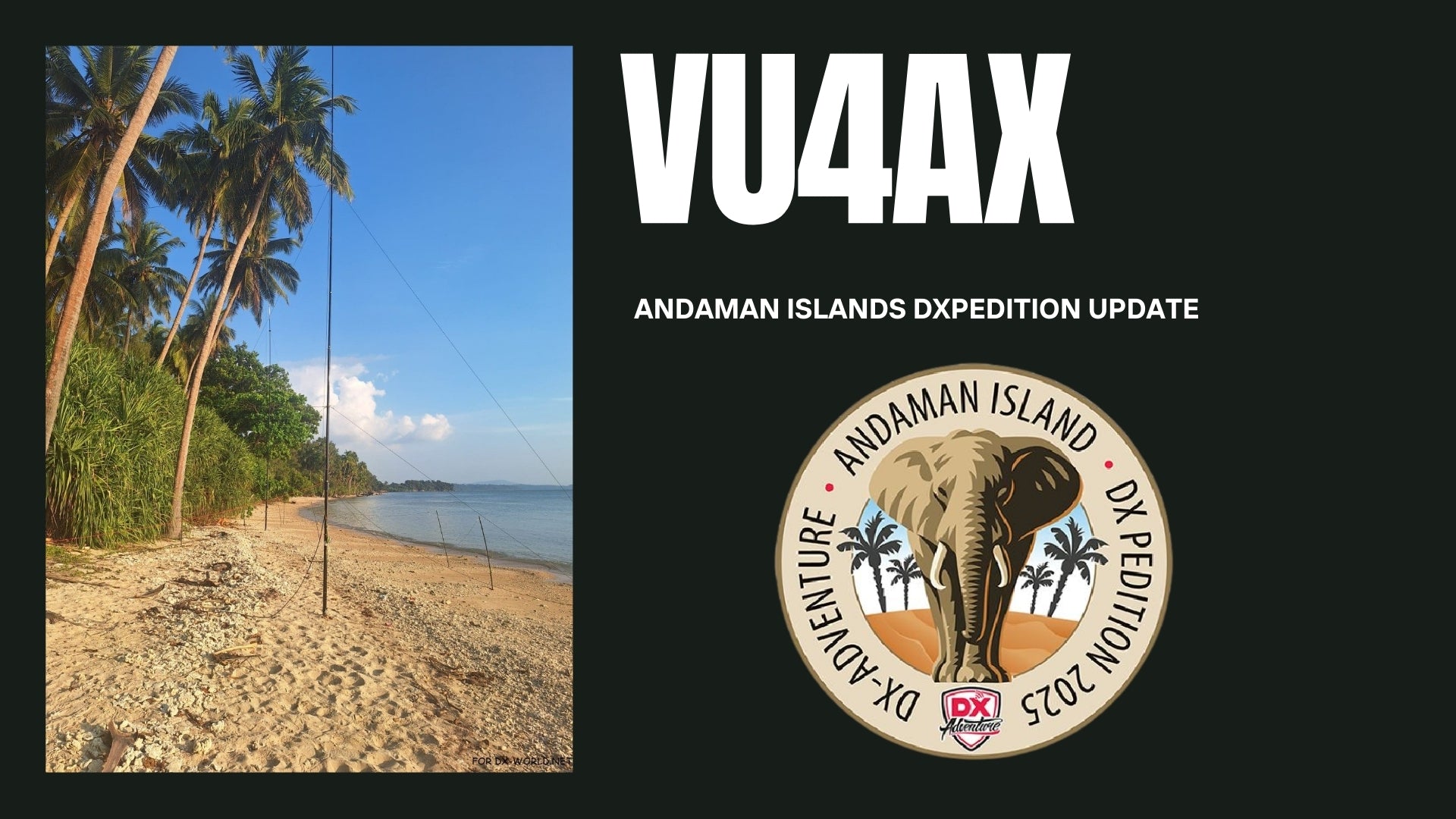 Repost: VU4AX – Andaman Islands DXpedition Update