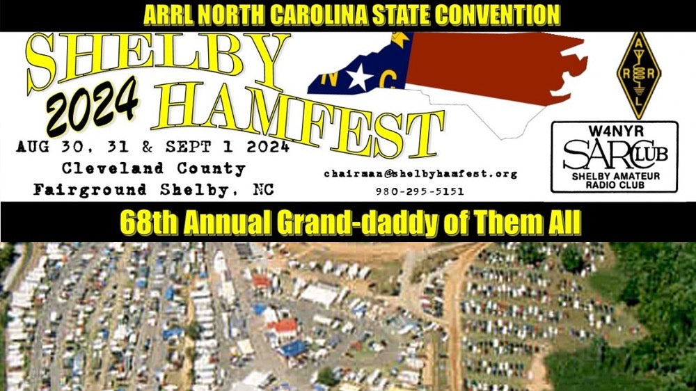 68th Annual Shelby Hamfest - ARRL North Carolina State Convention 2024