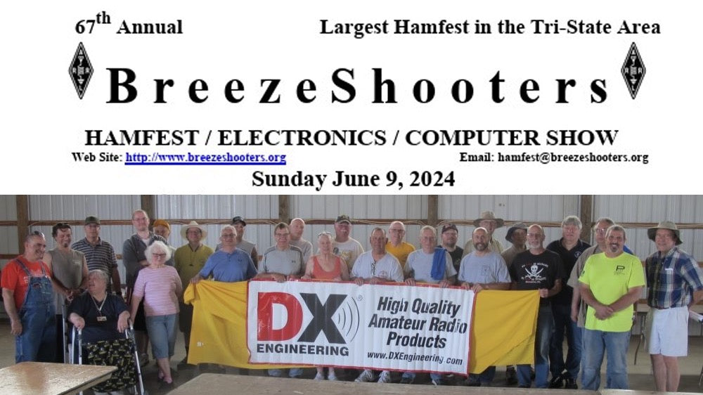 67th Annual BreezeShooters Hamfest & Electronics/Computer Show 2024!