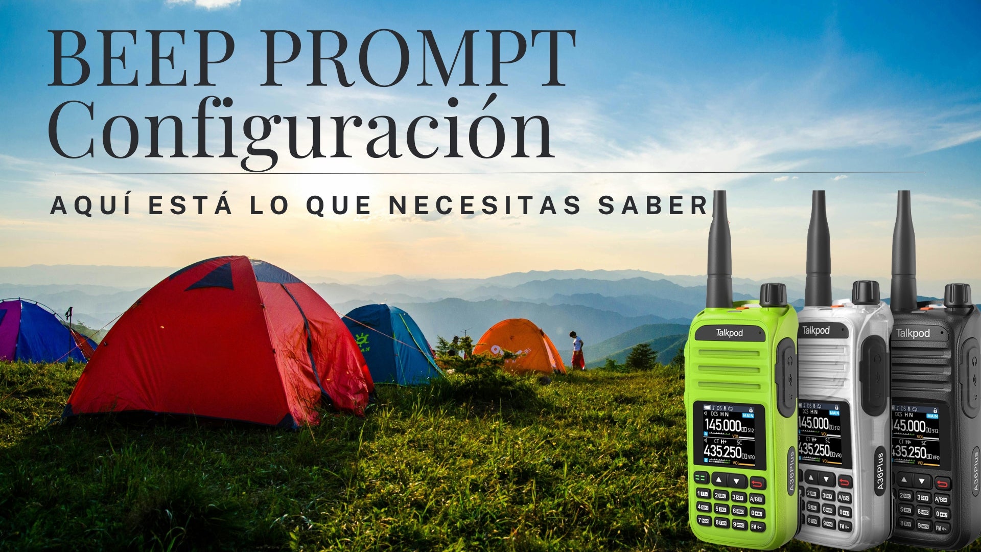 🔊 Personaliza Tu Experiencia de Radio con Configuraciones de BEEP PROMPT