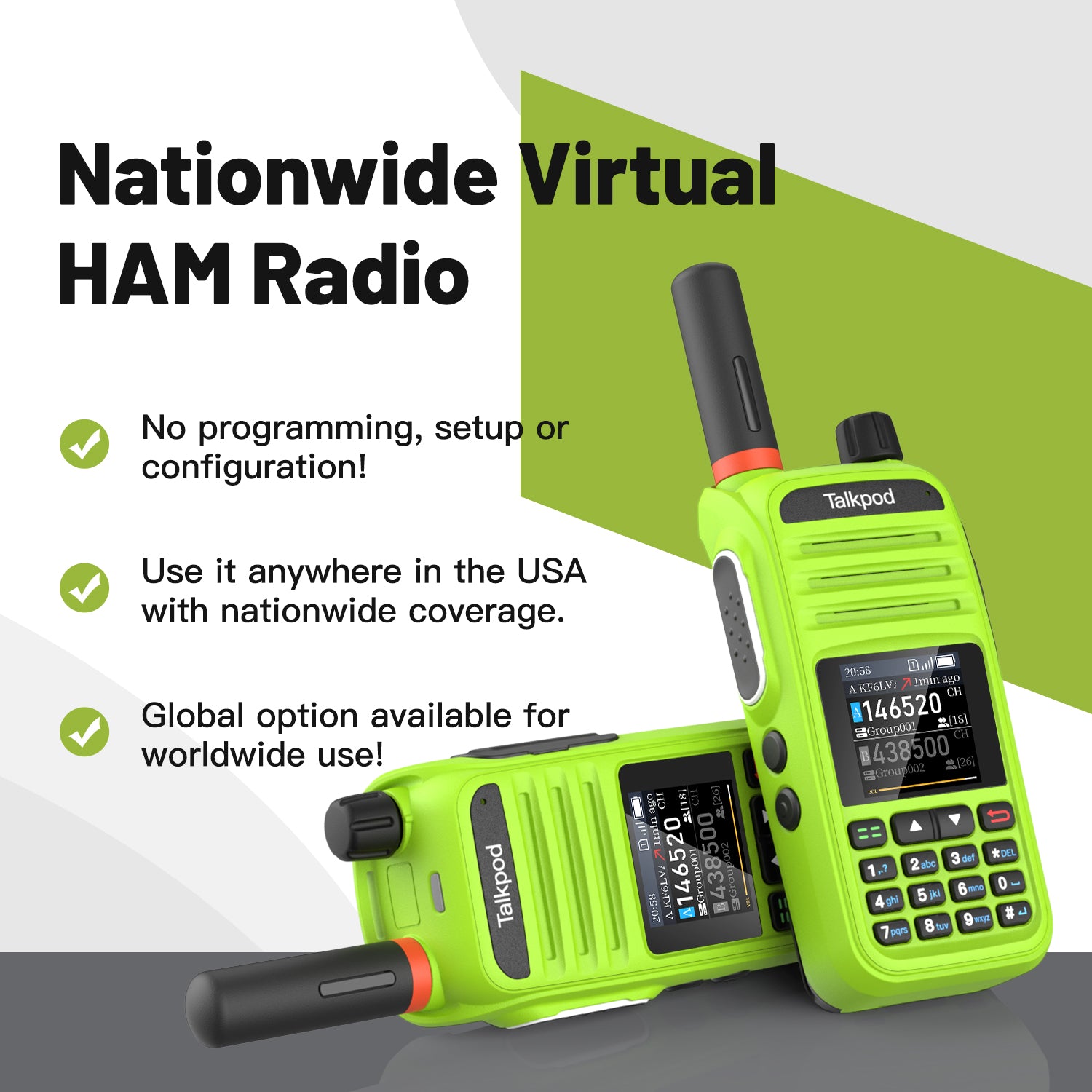 Talkpod® N39plus Nationwide Virtual HAM Radio (Quad Pack)