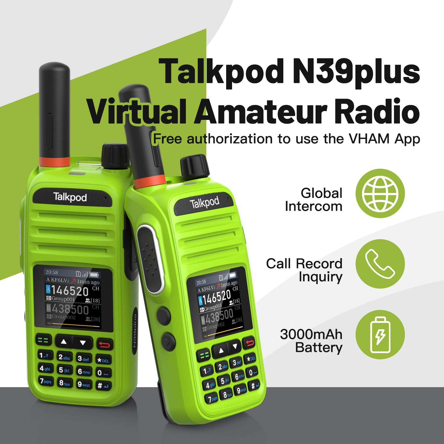 Talkpod® N39plus Nationwide Virtual HAM Radio