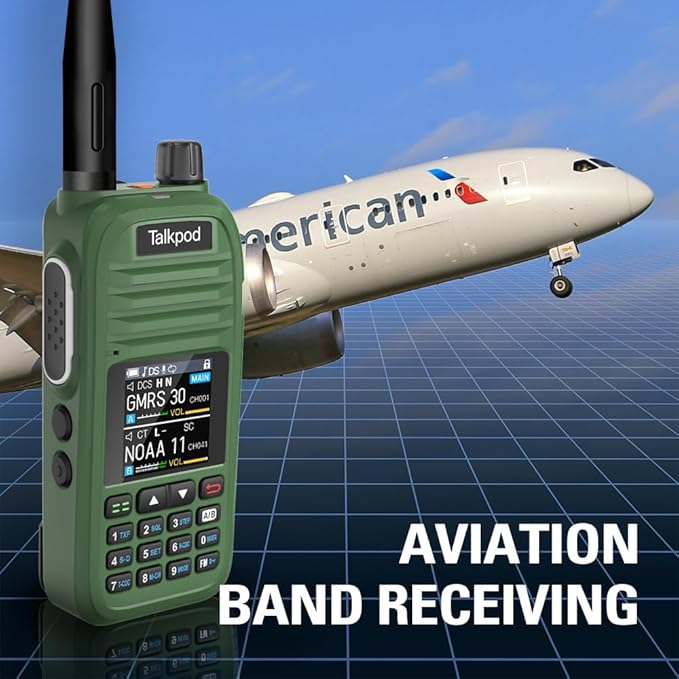 Talkpod® A36SE UHF/VHF Dual-Band Portable Transceiver - 256 Channel, 5W Output