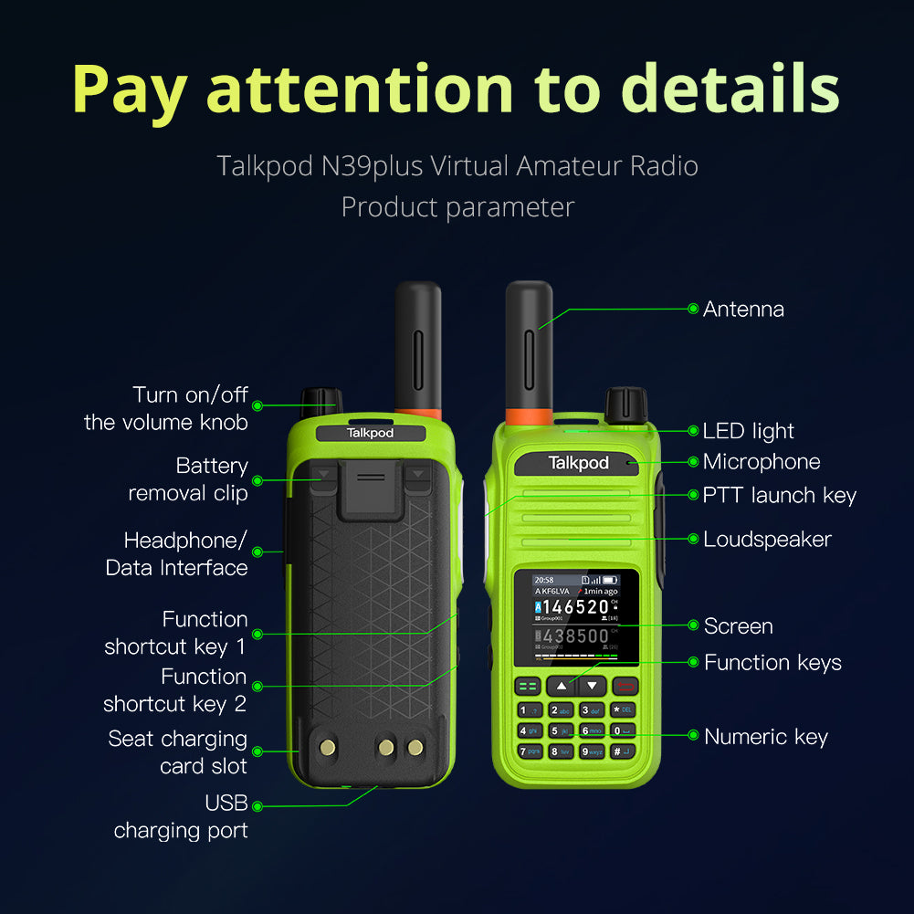 Talkpod® N39plus Nationwide Virtual HAM Radio