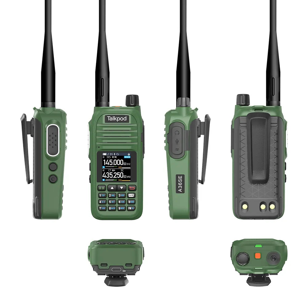 Talkpod® A36SE UHF/VHF Dual-Band Portable Transceiver - 256 Channel, 5W Output
