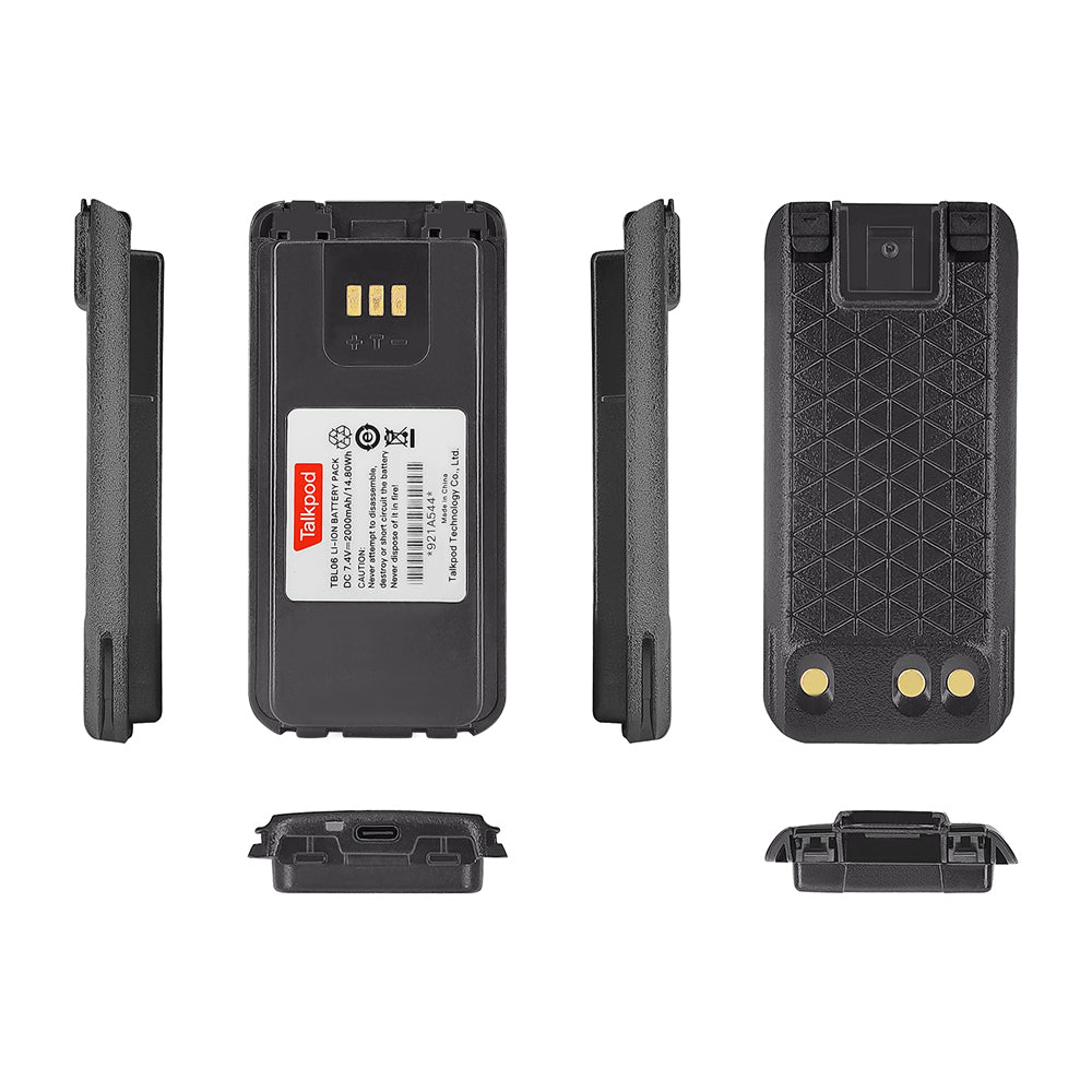 TBL06 Standard Capacity Li-Ion Battery Pack with USB Charging of Talkpod® B3 D3 Series