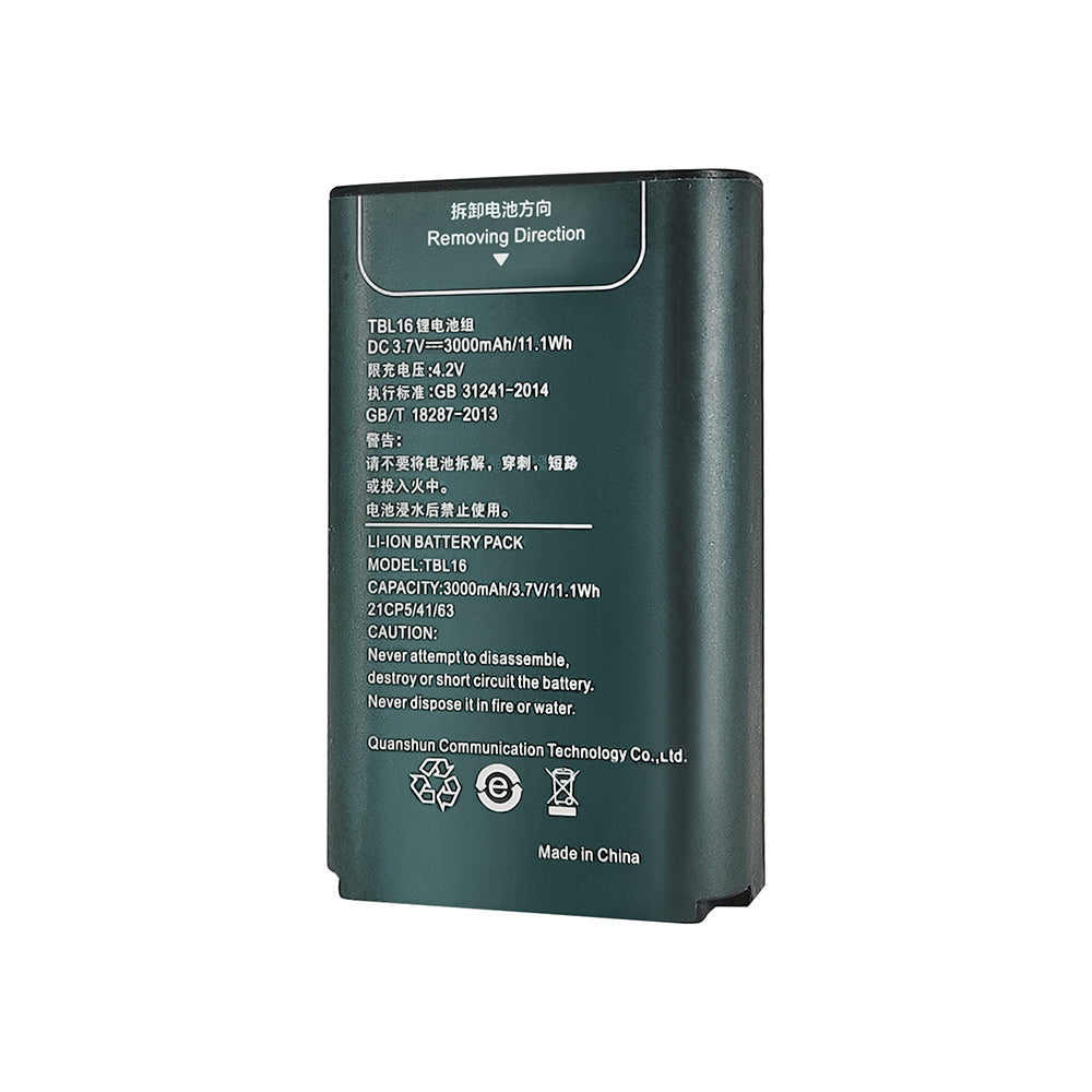 TBL16 High Capacity Li-ion Battery Pack of 1 series