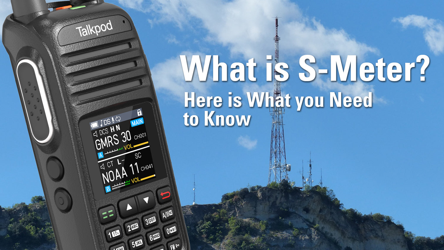 Exploring the World of Communication: Understanding the S-Meter on the Talkpod A36Plus