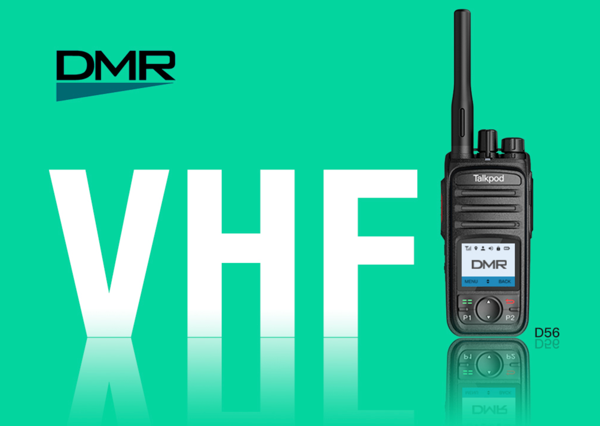 New DMR D56 1.8 INCH DISPLAY LIMITED KEYPAD DIGITAL RADIO