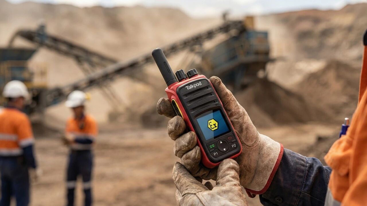 Talkpod N56Ex: Explosion-Proof PoC Communication for Safer Mining Operations