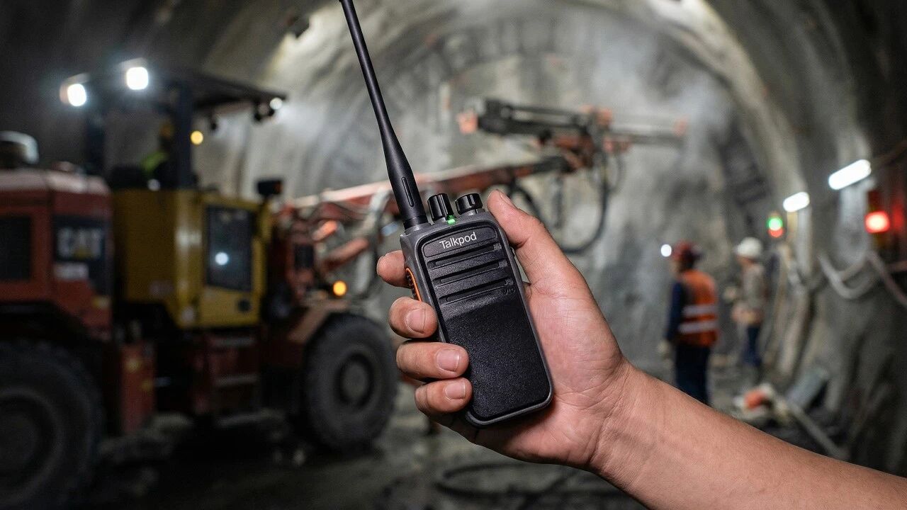 Talkpod A50P: Reliable Mesh Communication for Tunnel Construction