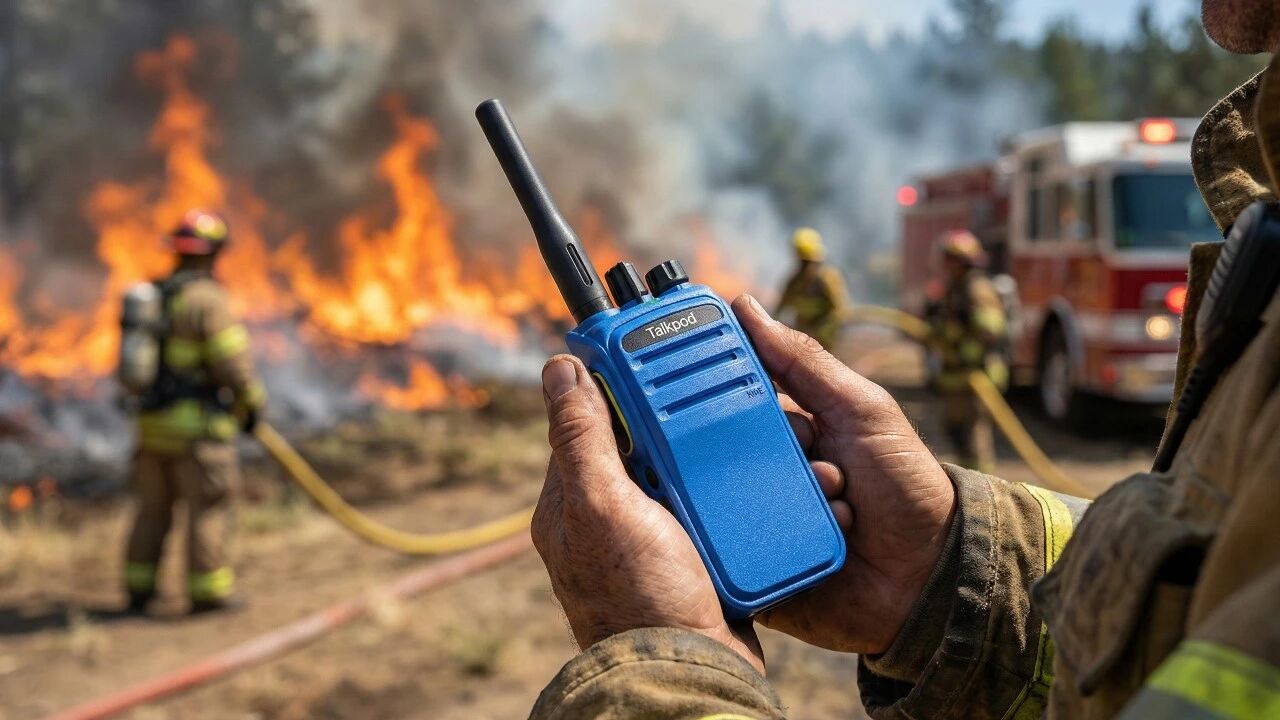 Talkpod N56Ex: Explosion-Proof PoC Communication for Fire Rescue Operations
