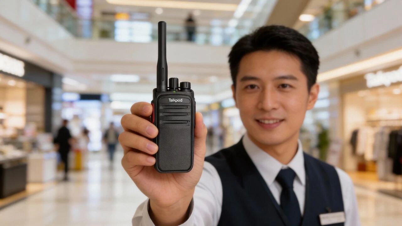 Talkpod D50: Reliable Digital Communication for Shopping Mall Customer Service