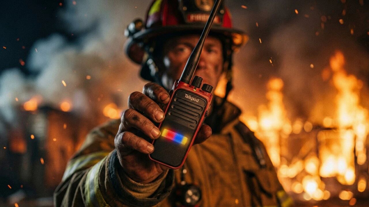 Talkpod A50Ex: Reliable Mesh Communication for Firefighting Command