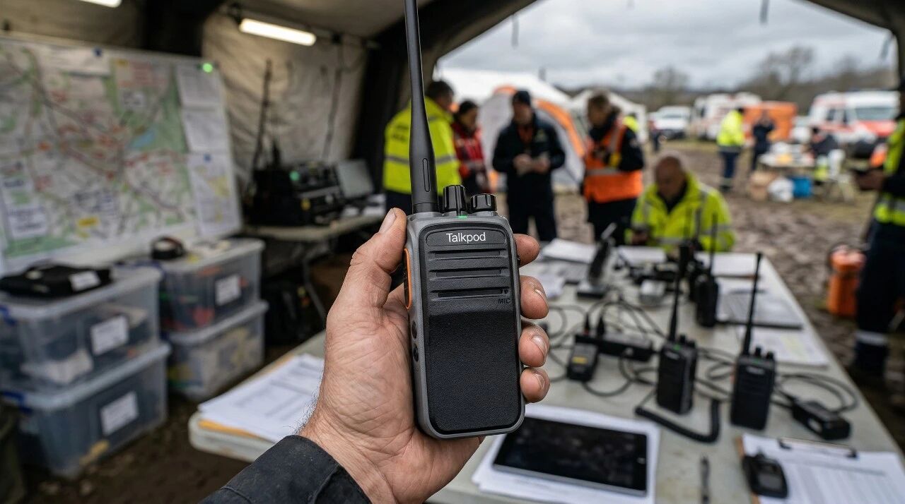 How Talkpod’s A50P ad hoc-network radio helps command-post dispatchers keep rescue operations moving