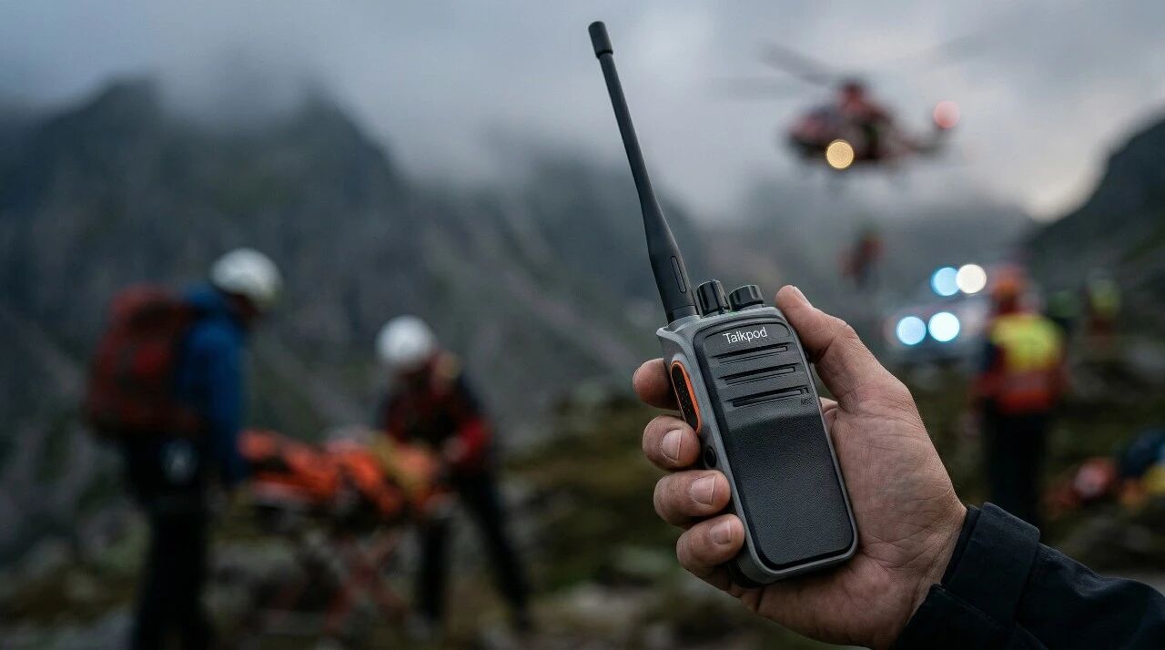 How Talkpod’s A50P ad hoc-network radio supports search teams when people go missing in remote terrain