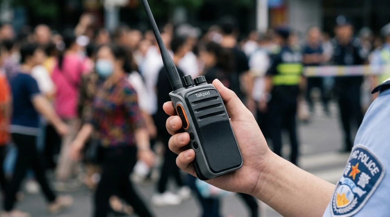 How Talkpod’s A50P ad hoc-network radio supports police crowd control at public gatherings