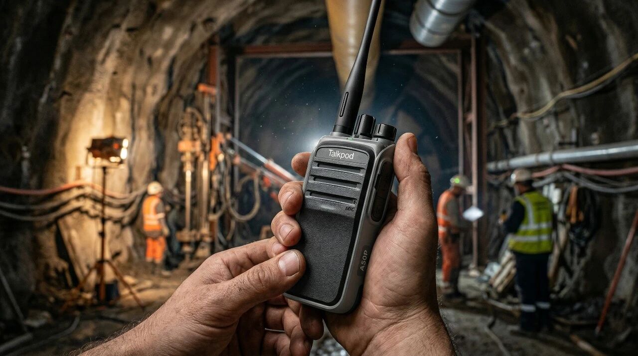 Talkpod A50P: An Invisible Safety Net for Tunnel Construction