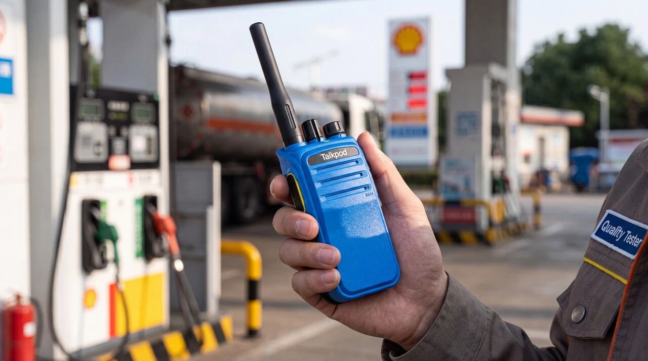 Talkpod D50Ex: Safer Communications for Fuel-Station Operations