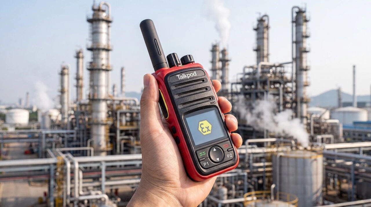 Talkpod N56Ex: Wide-Area Communication for Hazardous Refinery Operations