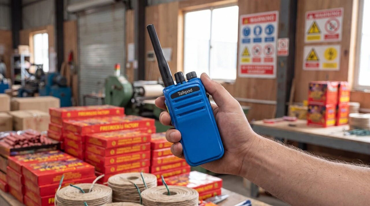 Talkpod D50Ex Explosion-Proof Digital Radio: A Reliable Communication Solution for Fireworks Manufacturing Safety