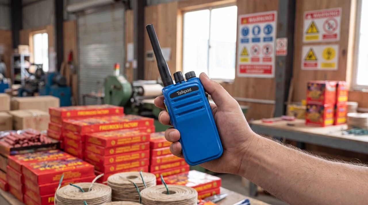 Talkpod D50Ex Explosion-Proof Digital Radio: A Reliable Communication Solution for Fireworks Manufacturing Safety