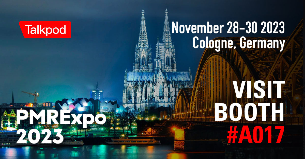 Talkpod at PMRExpo 2023: Innovation Meets Tradition in Cologne